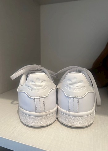 Beyaz Adidas Stan Smith Kadın Spor Ayakkabı - Görsel 2