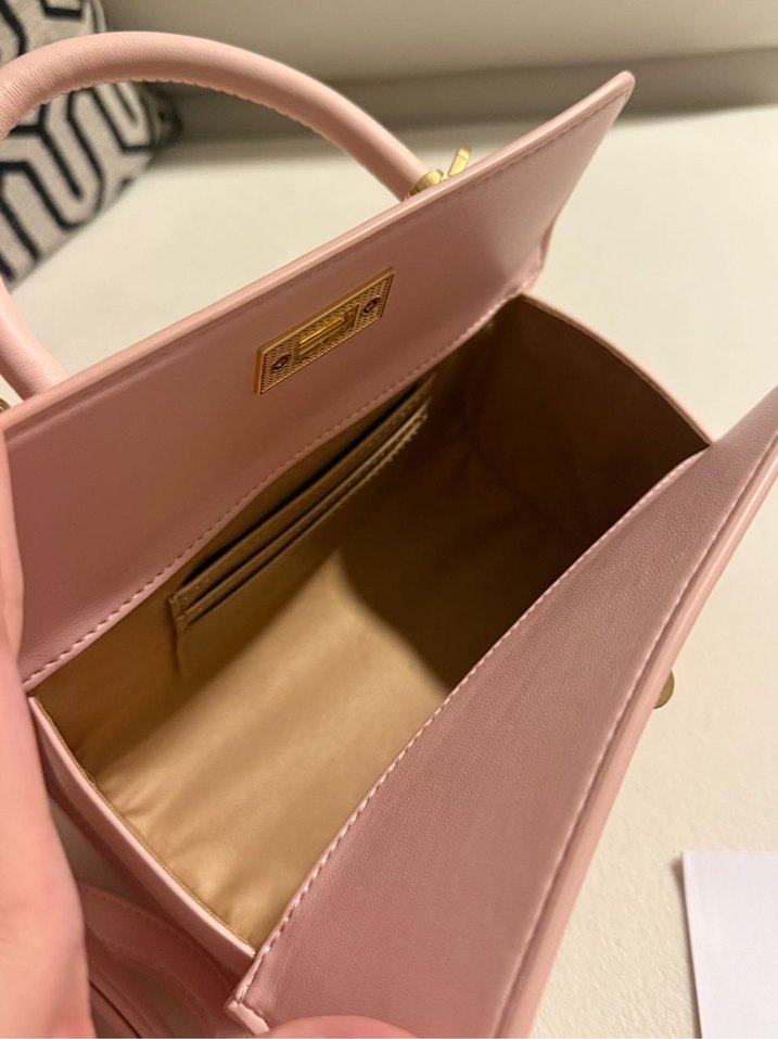 Pembe Love Moschino Deri Kadın Çanta - Görsel 4