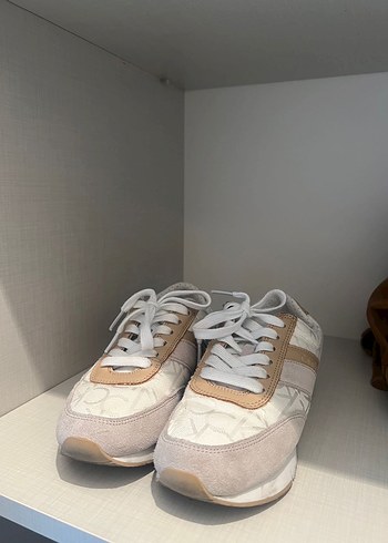 Calvin Klein Bej Spor Ayakkabı - Görsel 4