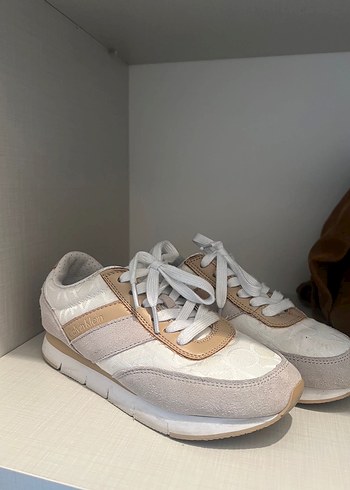 Calvin Klein Bej Spor Ayakkabı - Görsel 2