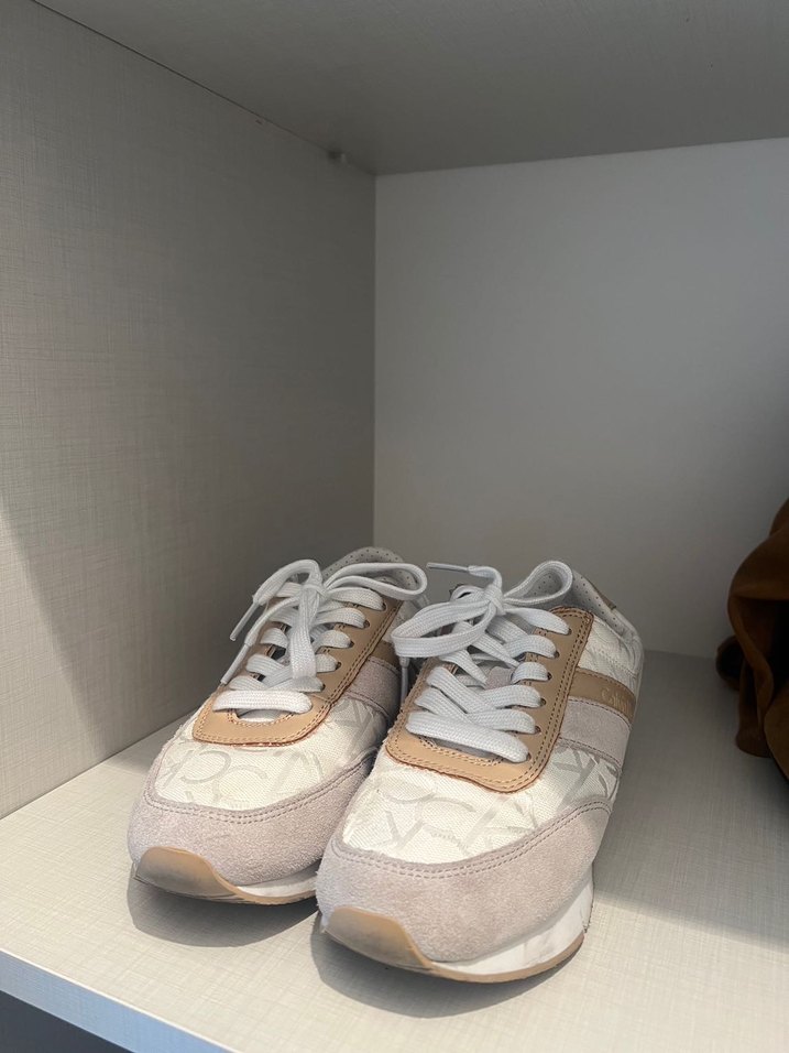 Calvin Klein Bej Spor Ayakkabı - Görsel 4