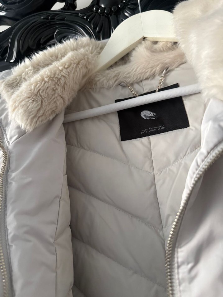 Zara Gri Kadın Mont - Görsel 5