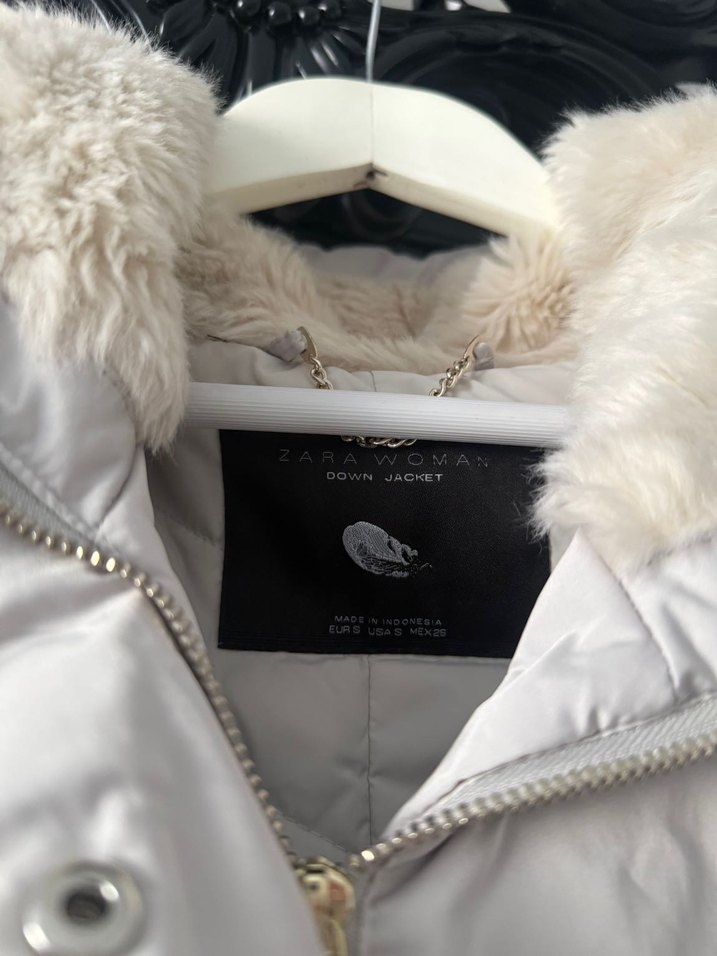 Zara Gri Kadın Mont - Görsel 2