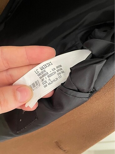 s/m Beden kahverengi Renk Lcw erkek blazer ceket