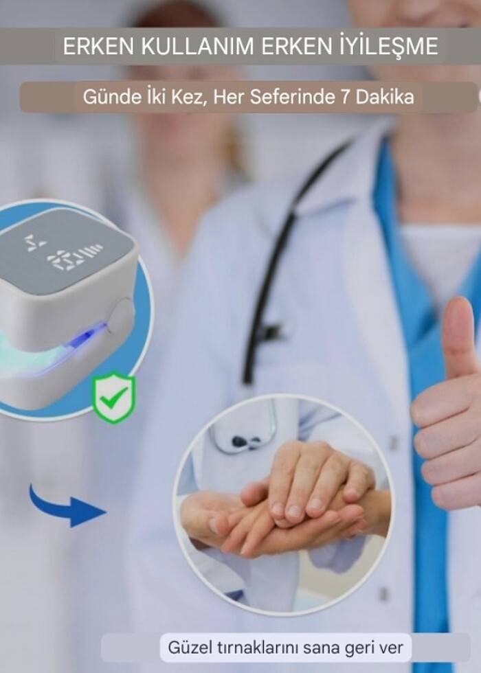 Tırnak mantar tedavisi lazer cihazı - Görsel 5