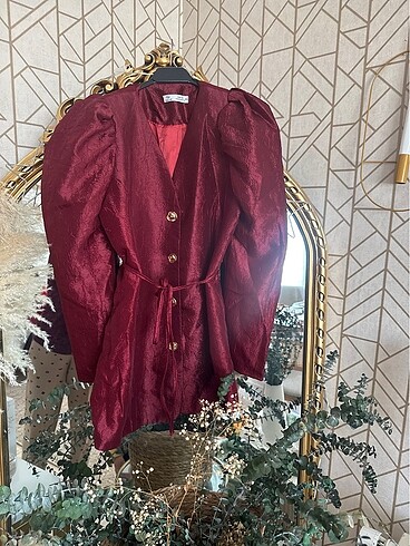 Diğer Bordo tasarım ceket aldım hiç giyilmedi büyük geldi