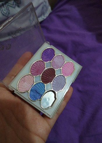 Çok Renkli Kabuk Şeklinde Far Paleti - Görsel 2