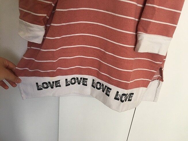 42 Beden pembe Renk Kapüşonlu sweatshirt