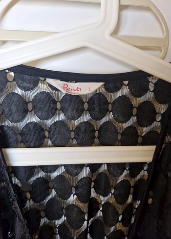 Uzun Siyah Dantel Plaj Elbisesi - Görsel 4