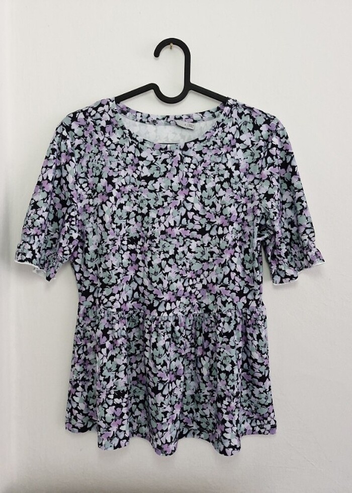 Çiçekli cici bluz - Görsel 5