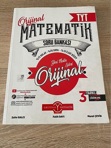 ORİJİNAL TYT MATEMATİK SORU BANKASI