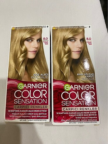 GARNIER COLOR SENSATION PARLAK KOYU SARI SAÇ BOYASI