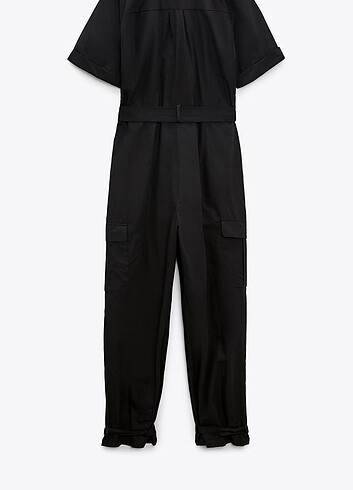 xl Beden Zara Poplin Kargo Tulum