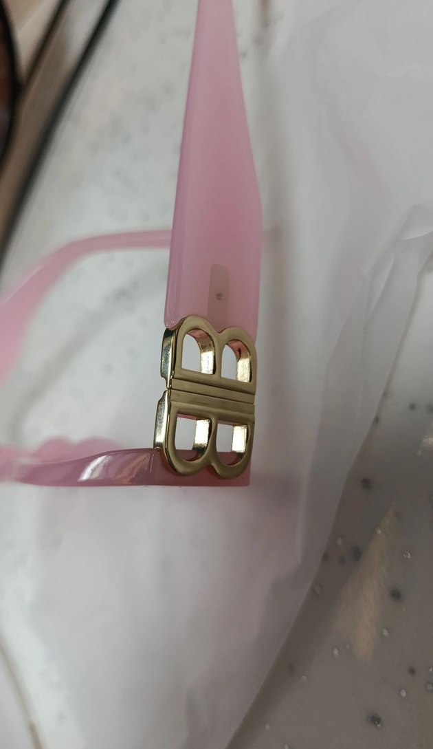 Pembe Transparan Kadın Gözlüğü - Görsel 3