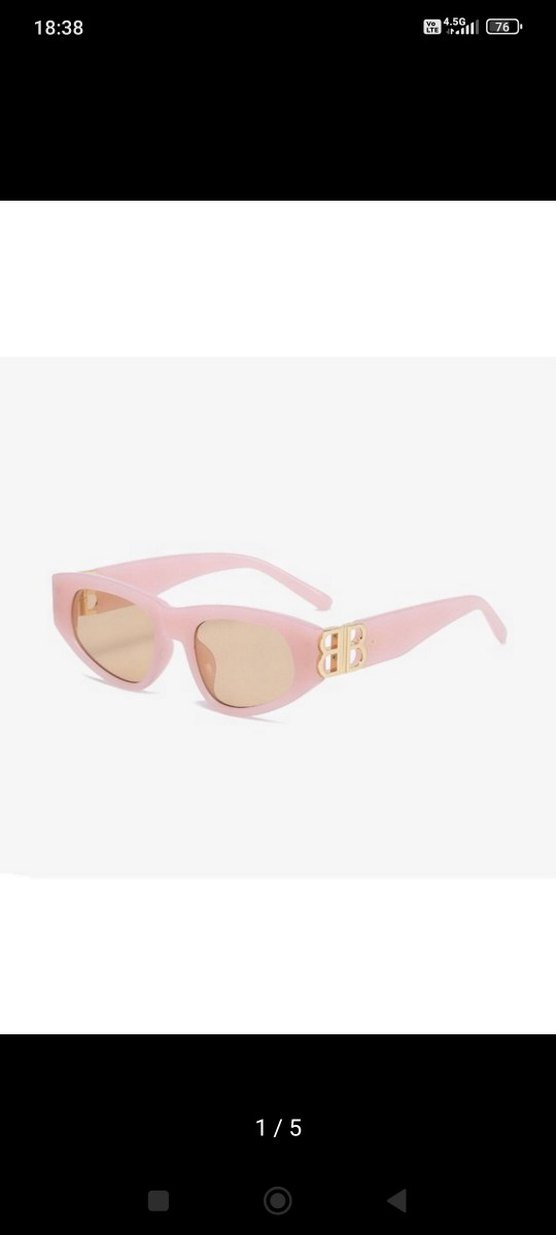 Pembe Transparan Kadın Gözlüğü - Görsel 4