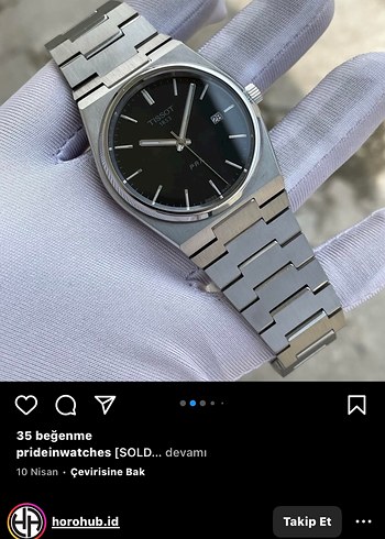 Tissot PRX Siyah Erkek Saat - Görsel 3