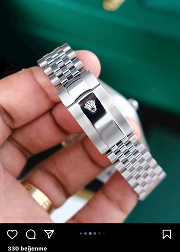 ROLEX BLACK DIAL OTOMATİK SAAT - Görsel 3