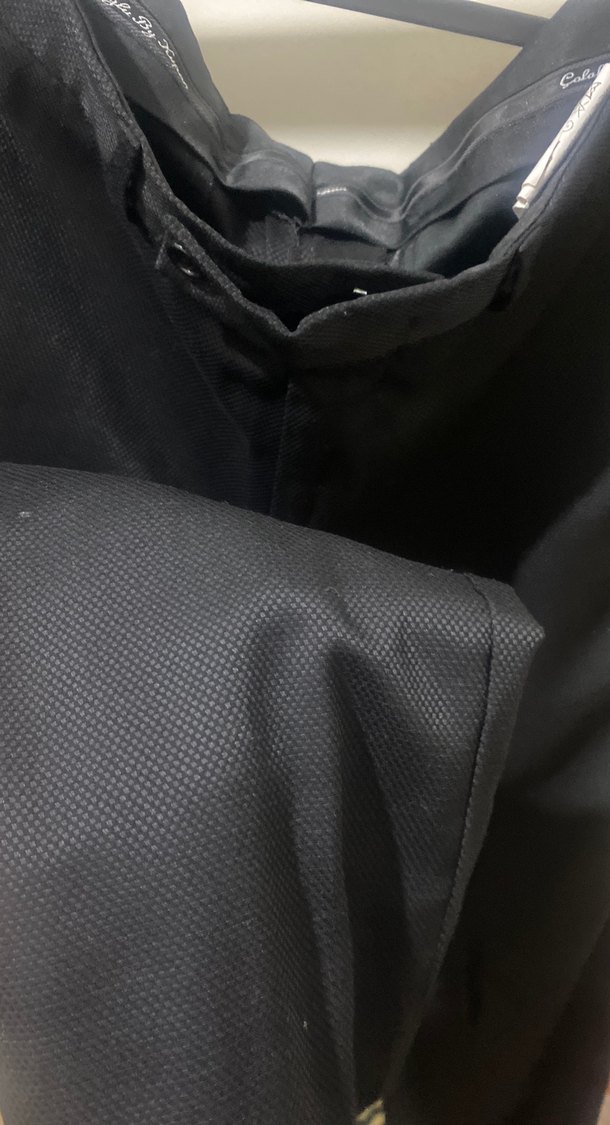 Siyah Dar Kesim Ofis Pantolonu erkek - Görsel 2