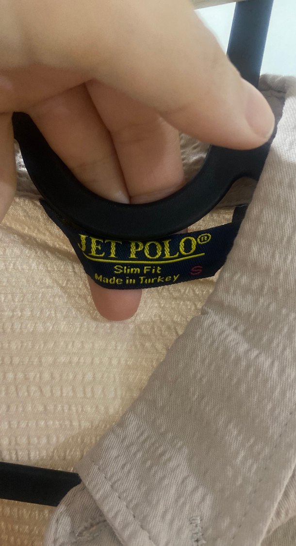 Bej Keten Erkek Gömlek, Uzun Kollu - Görsel 2