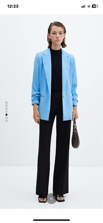 xs Beden mavi Renk Mango mavi blazer ceket