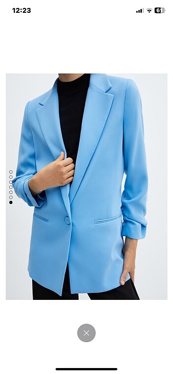 Mango Mango mavi blazer ceket