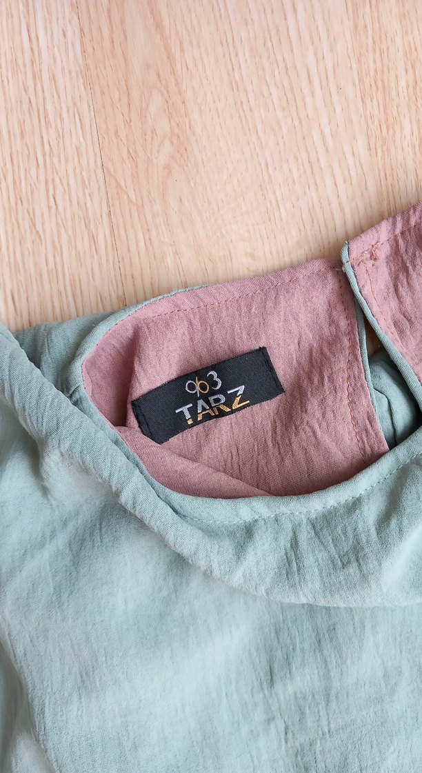 Pembe Bohem Uzun elbise - Görsel 2