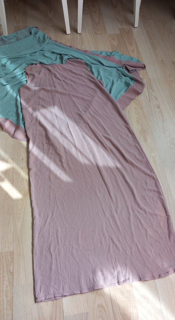 Pembe Bohem Uzun elbise - Görsel 3