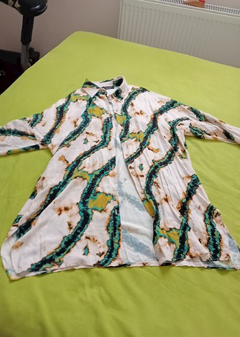 Adil Işık Bohem Çok Renkli Batik Desenli Gömlek