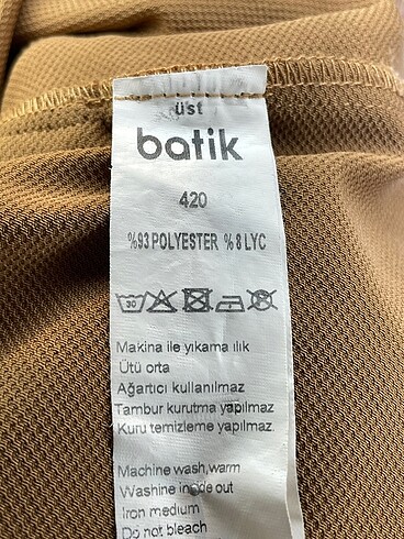 40 Beden camel Renk Batik Kumaş Pantolon %70 İndirimli.