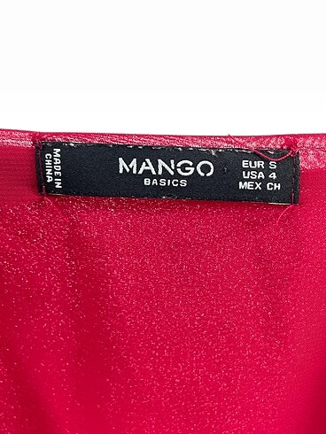 s Beden bordo Renk Mango Kısa Elbise %70 İndirimli.