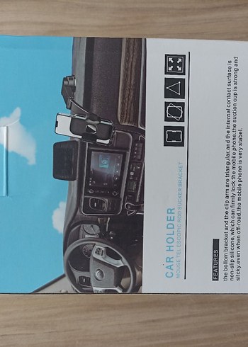 360° Dönen Araç Telefon Tutucu XK046 - Görsel 2