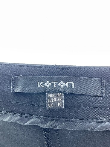 38 Beden siyah Renk Koton Kumaş Pantolon %70 İndirimli.