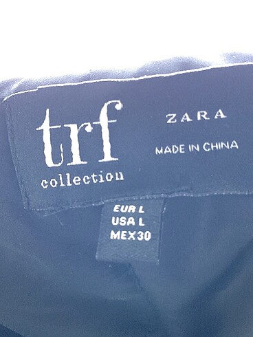 l Beden siyah Renk Zara Kot Ceket %70 İndirimli.