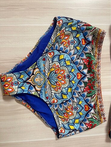 m Beden penti yüksek bel bikini takım