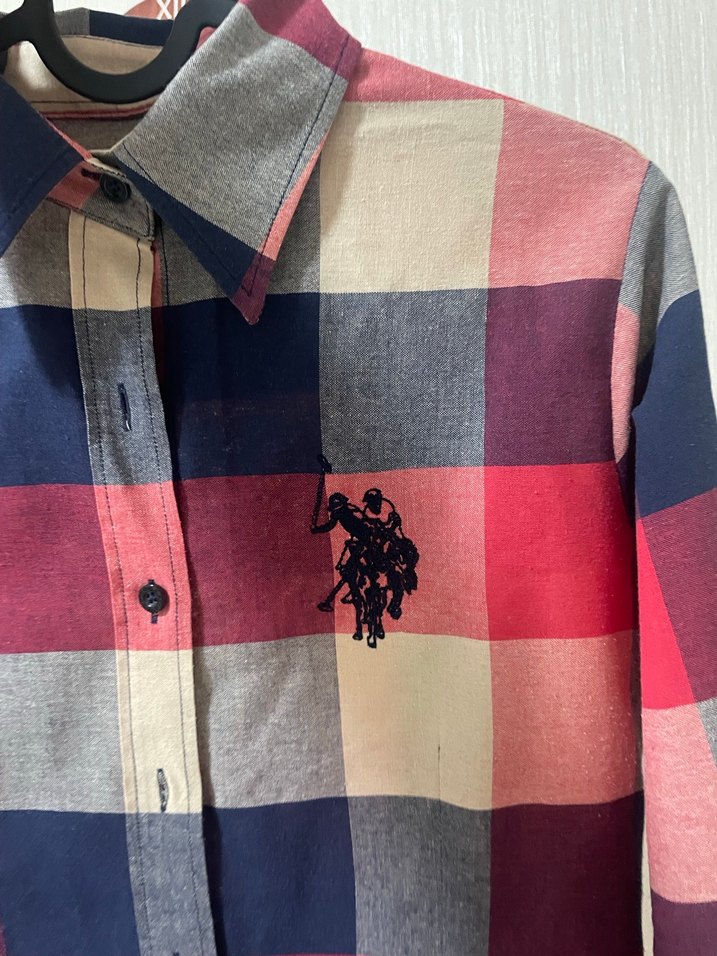 Us Polo Uzun Kollu Kadın Gömlek - Görsel 3