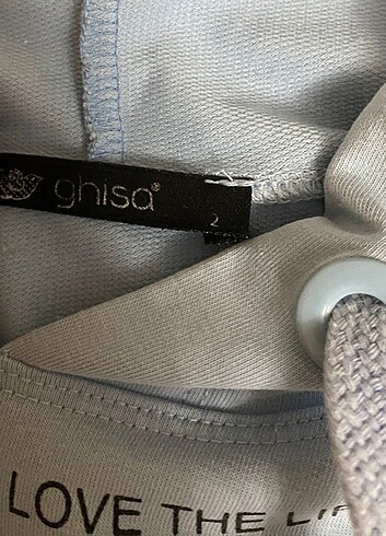 m Beden Ghisa açık mavi ince sweatshirt