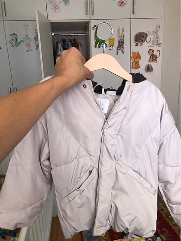 Zara kapüşonlu şişme mont