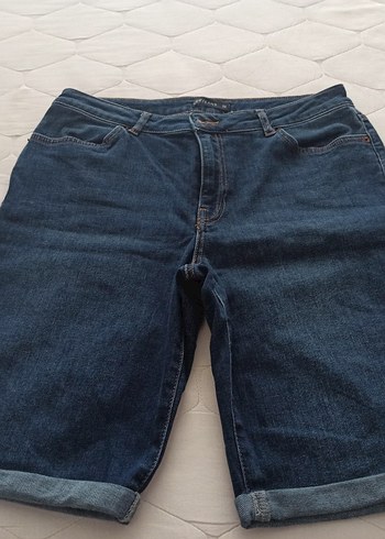 LC Waikiki Kadın Lacivert Salaş Mini Denim Şort
