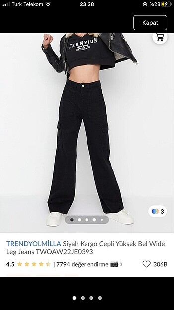 Kargo pantalon
