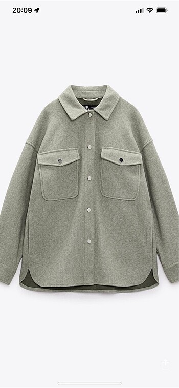 Zara Zara pamuklu ceket