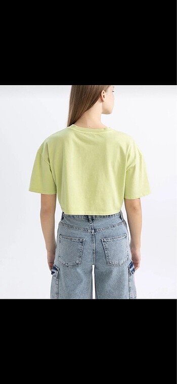 Defacto Soluk efektli Basic Tshirt