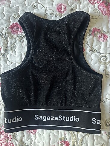 xs Beden siyah Renk Sagaza top
