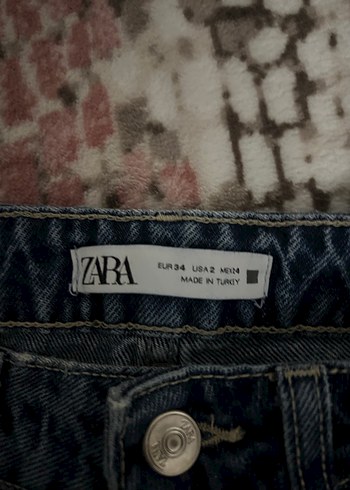 Kadın Lacivert Denim Salaş Midi Kot Pantolon - Görsel 5