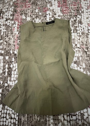 Bohem Tarz Kolsuz Keten Kadın Bluz - Görsel 2