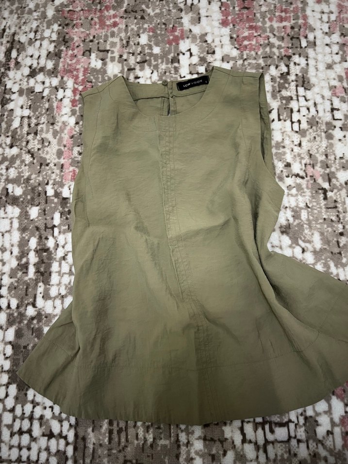 Bohem Tarz Kolsuz Keten Kadın Bluz - Görsel 2