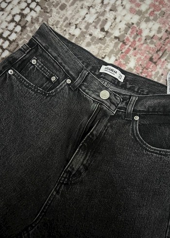 Gri Regular Fit Denim Kadın Pantolon - Görsel 2