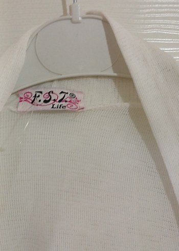 Nakışlı Beyaz Bohem Kadın Uzun Kollu Uzun Elbise - Görsel 4