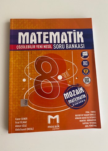 8. Sınıf Matematik Soru Bankası Mozaik