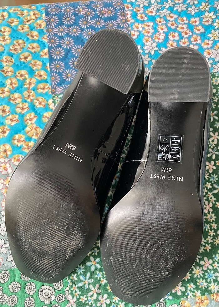 Önü açık rugan kalın topuklu ayakkabı - Görsel 5