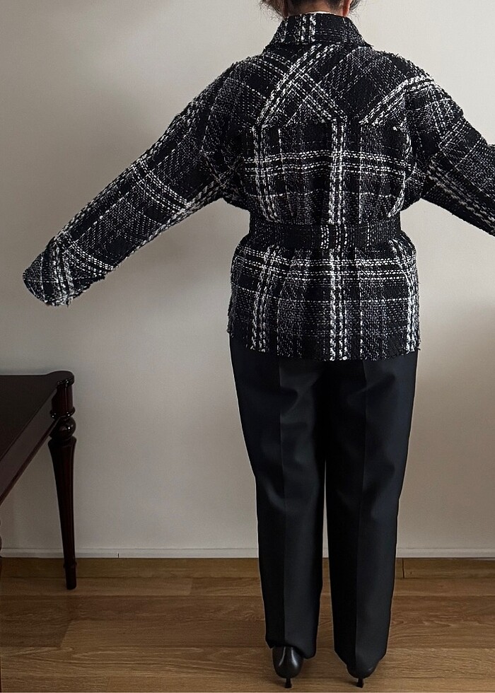 Tüvit Gömlek ceket - Görsel 3